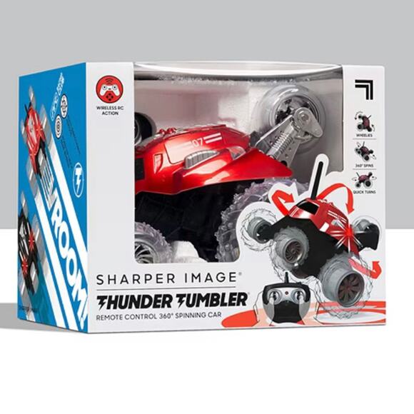 Sharper Image -Thunder Tumbler Remote Control 360 Spinning Car - Picture 2 of 6